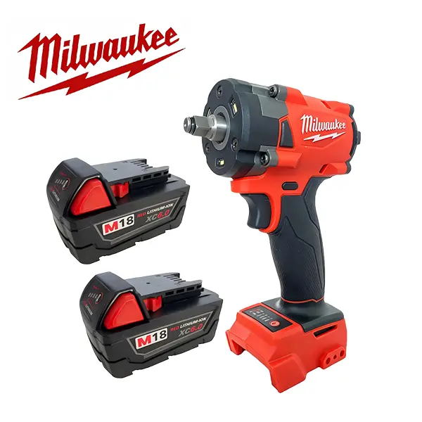 Milwaukee M18 FUEL 3/8" Impact Wrench Tool Set - Brushless Motor, Compact, 4-Mode Drive Control, Lightweight Cordless Fastening Tool, Friction Ring, for Automotive Technicians (Engine Bay Maintenance, Heavy Jobsite Loads, No Accessories Included), Mobile