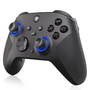 YUYIU Wireless Multi-Platform Game Controller for XBOX One Series X/S PC STEAM Dual-Mode Triggers Hall Effect Joystick 3.5mm Audio Jack 6-Axis Gyro RGB 1000Hz Polling Rate Turbo Function