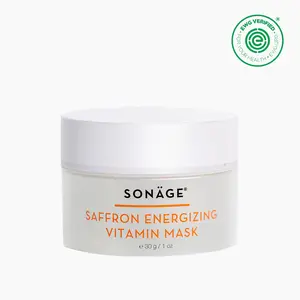 Sonage Saffron Energizing Vitamin Mask + Hydrate, Nourish, Seal Moisture + Antioxidant Rich Mask