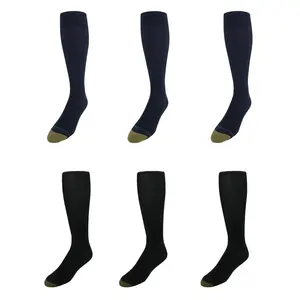 Gold Toe Men's Metropolitan Moisture Control OTC Socks (Pack of 6)