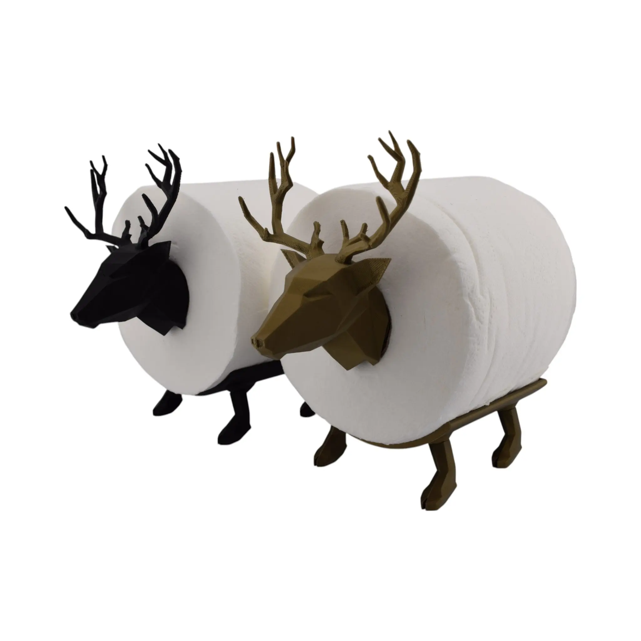 Stag Toilet Paper Holder - Rustic Woodland Decor