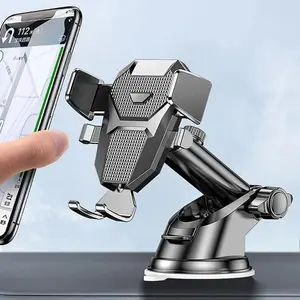 Universal Sucker Car Phone Holder Suction Cup Cell phone Stand Air Vent Mount Mobile Phone GPS Bracket For iPhone Xiaomi Huawei