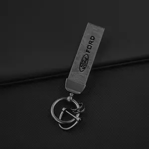 Zinc Alloy Leather Keychain Ring, Vintage Keychain Buckle for Ford Ranger S-Max Focus Galaxy Mondeo Transit Tourneo, Custom Ranger Accessory