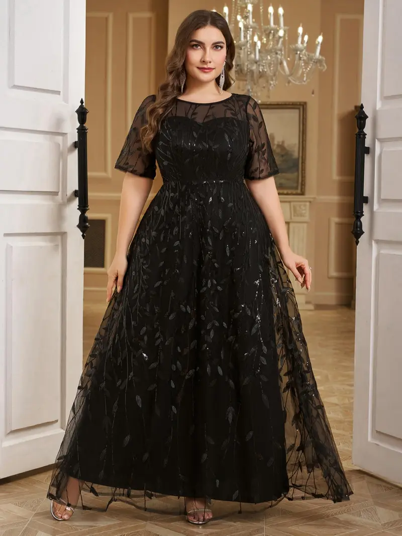 black formal plus size dresses - TikTok Shop