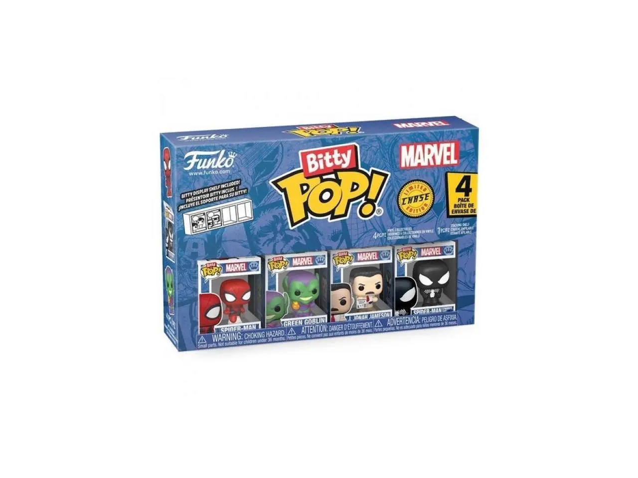 Funko Bitty POP! Marvel Spider-Man 4-Pack Mini Figures Funko Bitty POP! Marvel Spider-Man 4-Pack Mini Figures