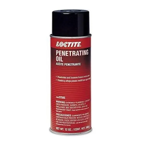 Loctite 503054 Penetrating Oil - Rust Removal Spray, 12oz, Seeps into Cracks, for Machinery Equipment Thorough Cleaning, Disassembly Aid, Fast Seepage