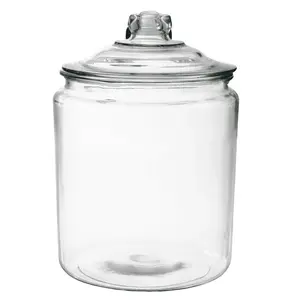 Glass Jar with Lid, 2 Gallon