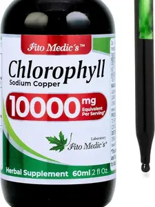 FITO MEDIC'S Lab | Liquid Chlorophyll | Chlorophyll Liquid Drops | 50 mg 200:1 Ratio Extract per Serving