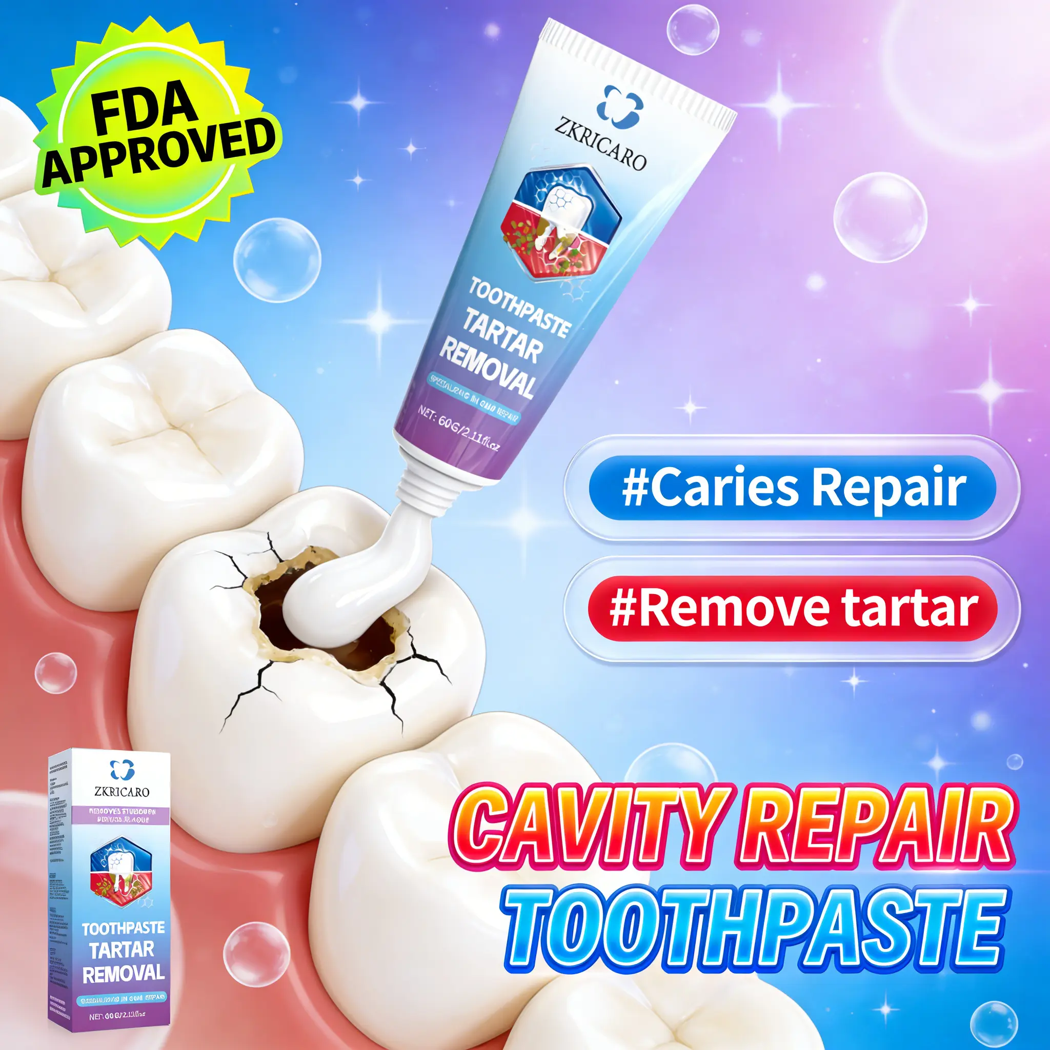Fluoride Toothpastes with Xylitol Blend, Active Cavity Protection & Reversal, Professional Enamel Repair, Coffee Whitening, Plaque & Decay Fight, Gentle Menthol Mild Mint Fresh Breath, Moisture for Sensitive Teeth, Family Size Daily Oral Care