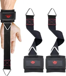 Adjustable Weightlifting Wrist & Ankle Straps with Triangle Ring for Deadlifts, Tricep Pull-Downs, Pilates,  Machines & Rehab  Padded Straps for Gym, Physical , and