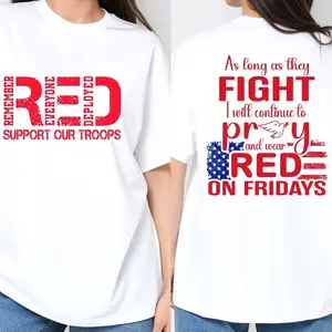 Remember Everyone Deployed Tshirt, Red Friday Shirts, Support Our Troops Shirt, Military Family