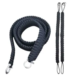 Black Paracord TOP and Bottom Strap combo for 13 quarts cooler
