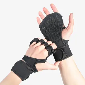 No More Blisters! Breathable Gym Gloves with Wrist Support for Weight Lifting & Training Arm Warmers