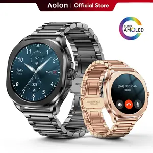 【High-End Outdoor Business Style】Aolon Cube Smart Watch with AMOLED AOD Display, iOS WhatsApp & Bluetooth Calling, 20-Day Battery, 140+Sports Modes, AGPS, One-Tap Health Monitoring, IP68 & 1ATM, Premium All-Metal Design#fathers day gift#DealsForYouDays
