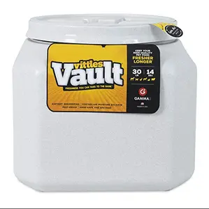 Gamma2 Pet Food Storage Vault 30lbs | Heavy Duty Airtight Container for Dry Pet Food, Durable Storage Vault, Dog Food Storage, Cat Food Storage, Pet Food Vault, Pet Food Bin