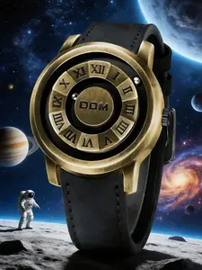 Men's Quartz Analog Durable Watch, Dial, Round Face, Alloy Case, Mineral Glass Window, Buckle Closure, Waterproof Sports Strap, Perfect Gift