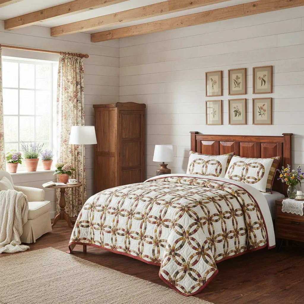 Wedding Rings Quilt Set Wedding Rings Quilt Set