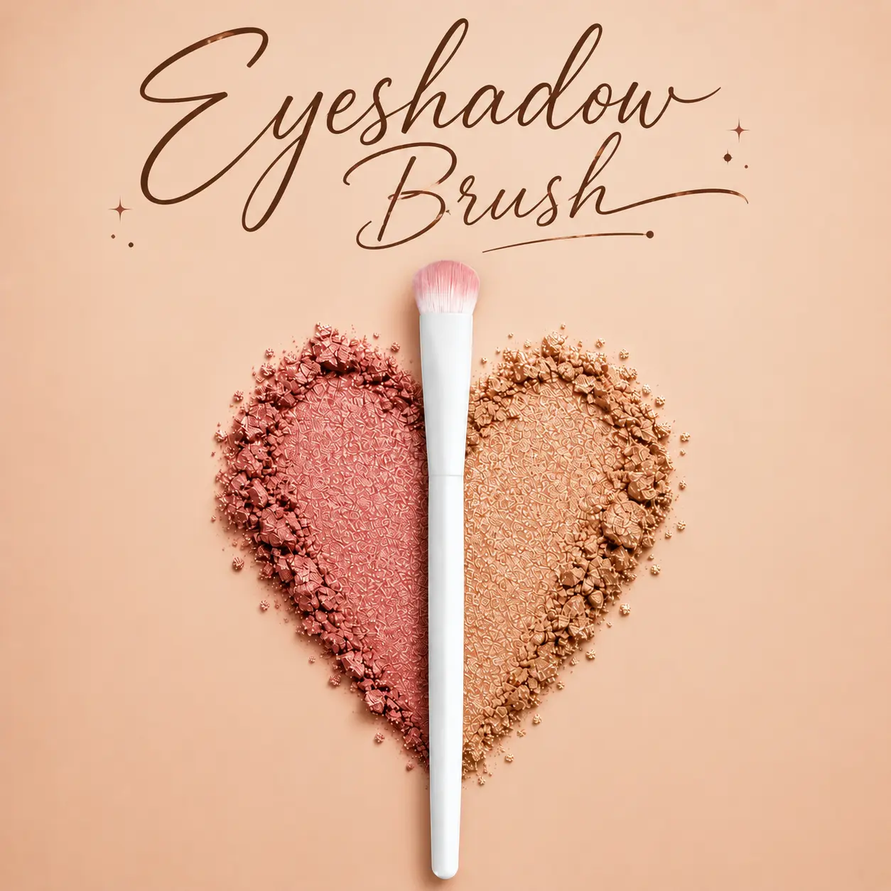 Eyeshadow Brush, Precision Blending Application, Soft Synthetic Fibers, Ergonomic Handle for Comfortable Precision Control