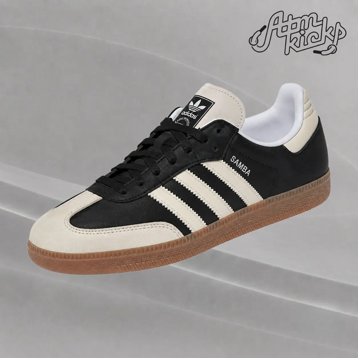 adidas Samba OG Black Wonder White (Women's) IE5836 Youth Authentic Shoes Footwear Sneaker Trainer Comfortable Walking Fashion Trending Gift Casual Training