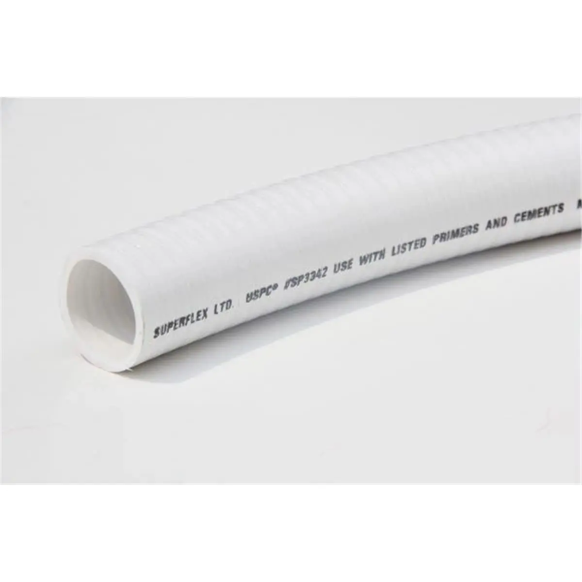 212 MAIN Schedule 40 Flexible PVC Pipe, 1 in. x 50 ft. 100-50WH White Virgin PVC Pipe, Easy Install Impact Resistant Flexible Hose for Aquatic Fitness Equipment