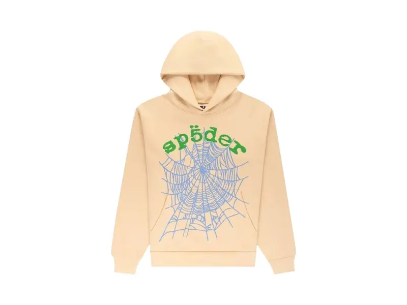 Sp5der OG Web V2 Hoodie Cream (men) by StockX