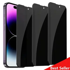 Privacy Tempered Glass Screen Protector for iPhone 17/16/15/14/13/12, Anti-Spy Screen Protector, 3 Pack Phone Accessories-Privacy Tempered Glass Screen Protector for iPhone Series, 3 Pack Anti-Spy Screen Protector
