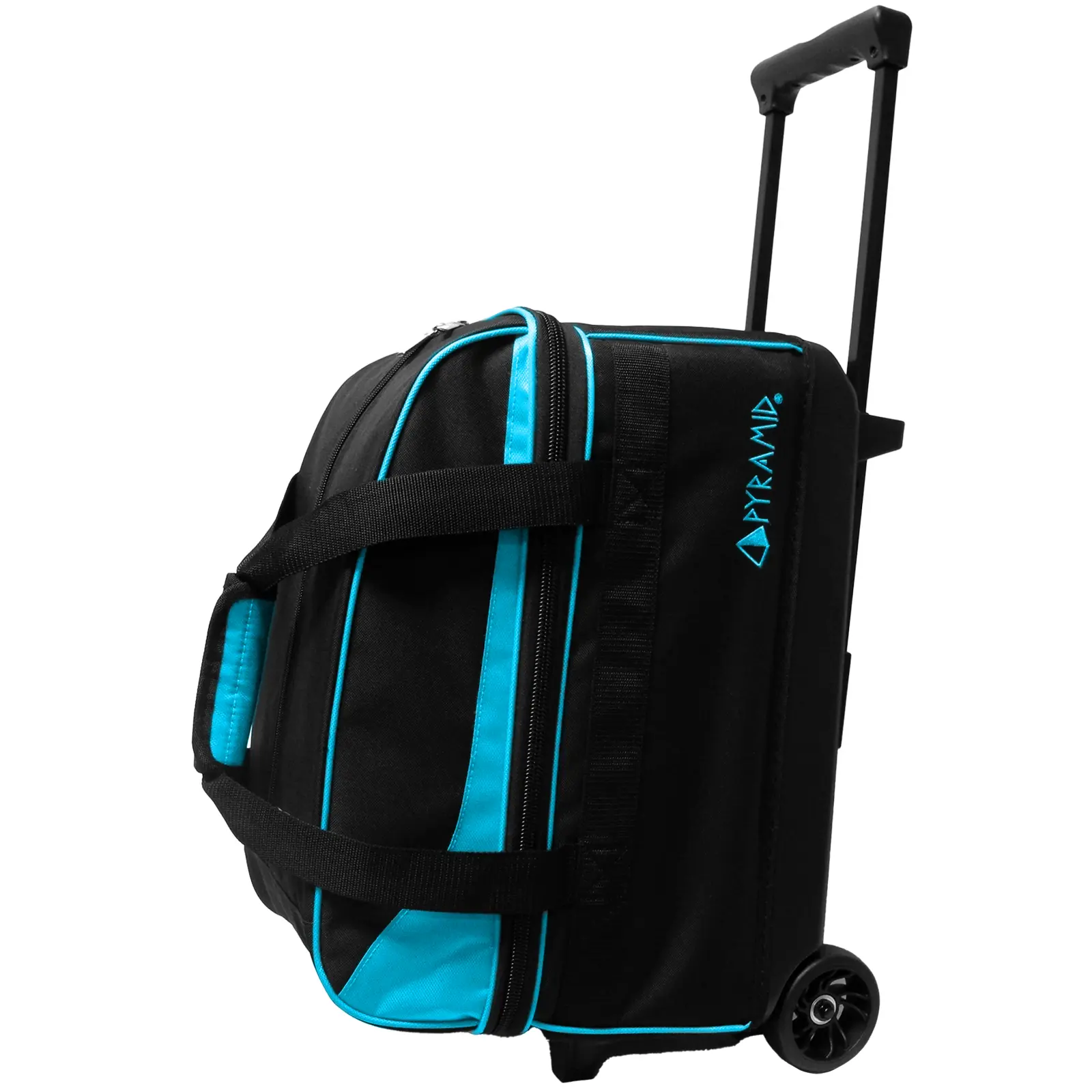 Pyramid Prime Double Roller Bowling Bag, Island Blue, Sport & Outdoor Ball Sports Accessory, Transport Wheels