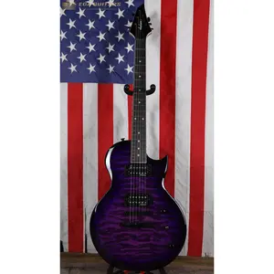 Jackson JS Series JS22Q SC Monarkh with Amaranth Fretboard - Transparent Purple Burst