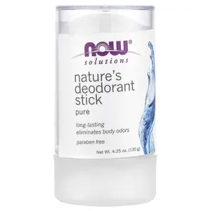 NOW Foods Solutions, Nature's Deodorant Stick, 4.25 oz (120 g) NOW Foods Solutions, Nature's Deodorant Stick, 4.25 oz (120 g)