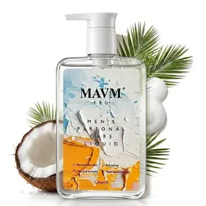 MAVM Coconut Coast Men’s Intimate Wash | Plant-Based Cleansers, Fresh Coconut Scent, Daily Care, 260 ml