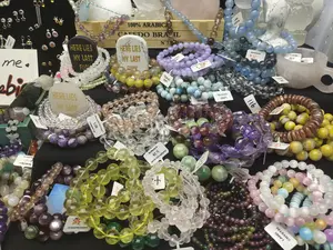 Global Crystal jewelry bracelets sale-show in Live