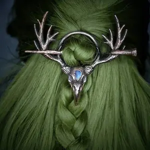 Deer Skull Hair Pin