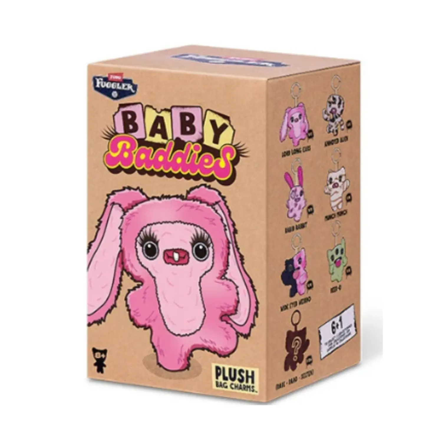 ZURU Fugglers Baby Baddies 4" Plush Keychain Blind Box
