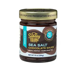 Sunday Night Foods Sea Salt Chocolate Sauce