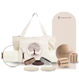 Aura Lyyfe™ Beige Pilates Essentials Kit Soft. Neutral. Elevated. Your new wellness ritual starts here.