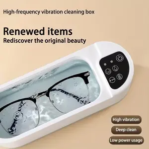 All-Round Cleaning Multi-Functional Portable USB Powered High-Frequency Vibration Cleaner, Ideal for Jewelry Glasses Watches Home Use, Home Sterilizer