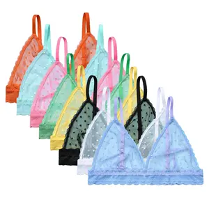 Spice Rack | Light Up the World Triangle Bralette / Electric Blue - Black Pepper - White - Tangerine Tango - Bubble Gum - Peri Cotton Candy - Lime - Lemon Zest