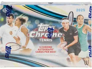 2025 Topps Chrome Tennis Breakers Delight Box