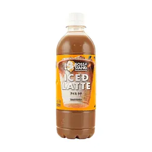 Suntory BOSS Iced Latte Milk Coffee 450ml - Smooth, Mildly Sweet, Ready-to-Drink