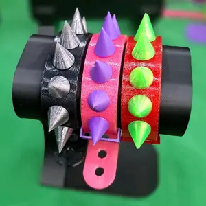 Cyberpunk Futuristic Retro Bracelet Many colors studs or spikes
