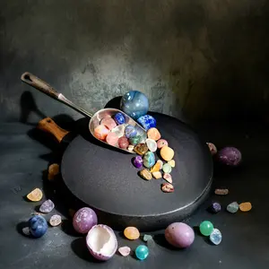 Natural Crystal Scoop for Love/Protection/Healing/Calming