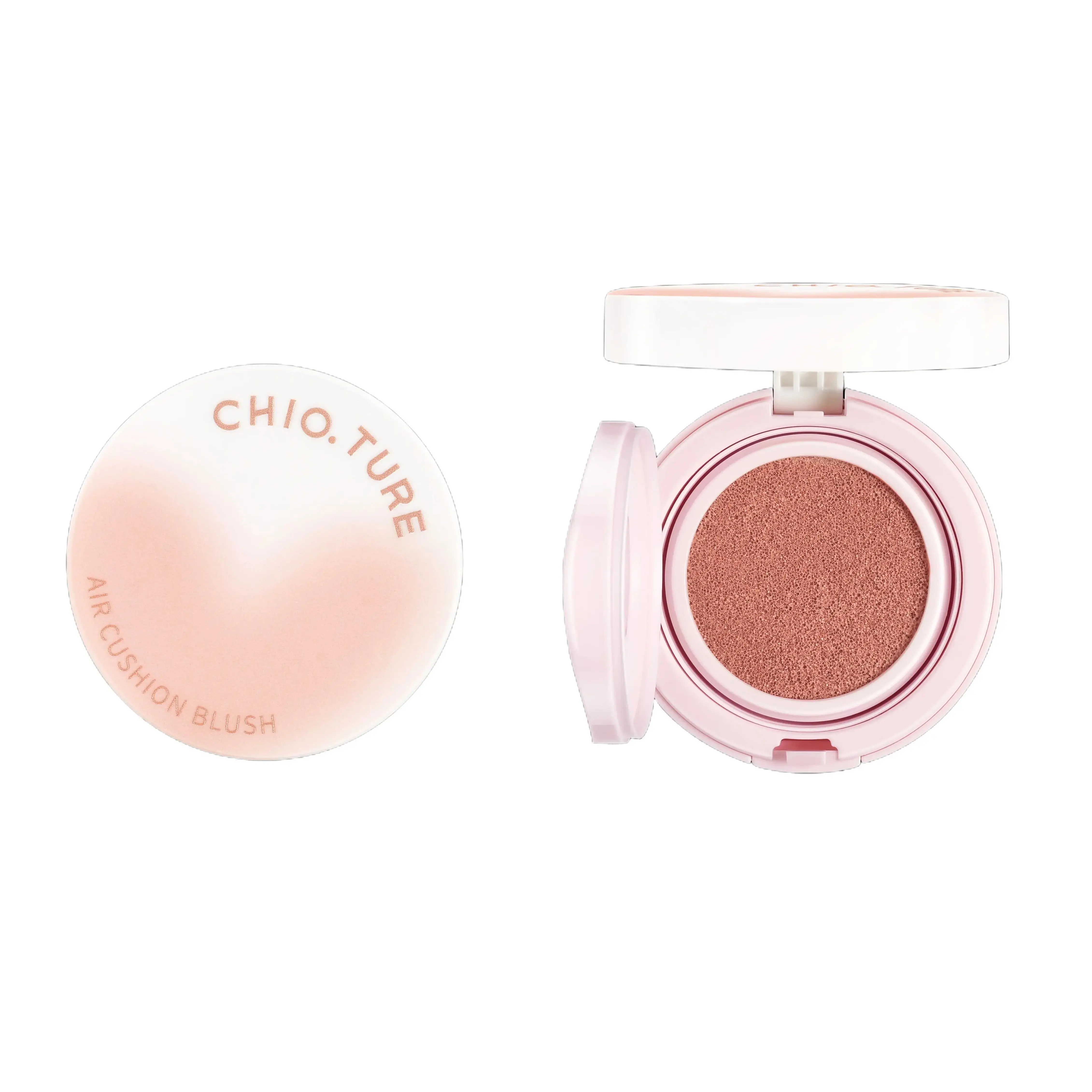 Rumilife Matte Cushion Cream Blush with Puff - Beauty Cosmetics, Single Shade, Radiant Natural Glow Cheek Tint, Korean Makeup Mini Blush with Mirror