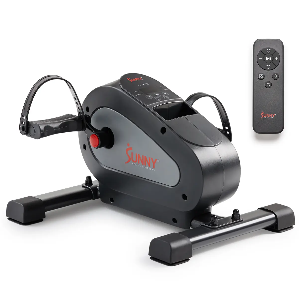 Sunny Health & Fitness Motorized Mini Exercise Bike with 18 Speed Levels & Remote Control for Home Workouts Seniors Rehabilitation Underdesk Compact Portable Sunny Health & Fitness Motorized Mini Exercise Bike with 18 Speed Levels & Remote Control for Home Workouts Seniors Rehabilitation Underdesk Compact Portable