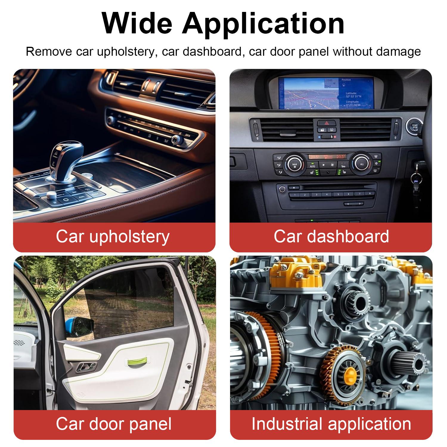 Universal Panel Clip Removal Plier Remove Push Pin and Press in Trim Fasteners Lift Action Trim Removal Tool for Car Doors Control Panels Car Lights