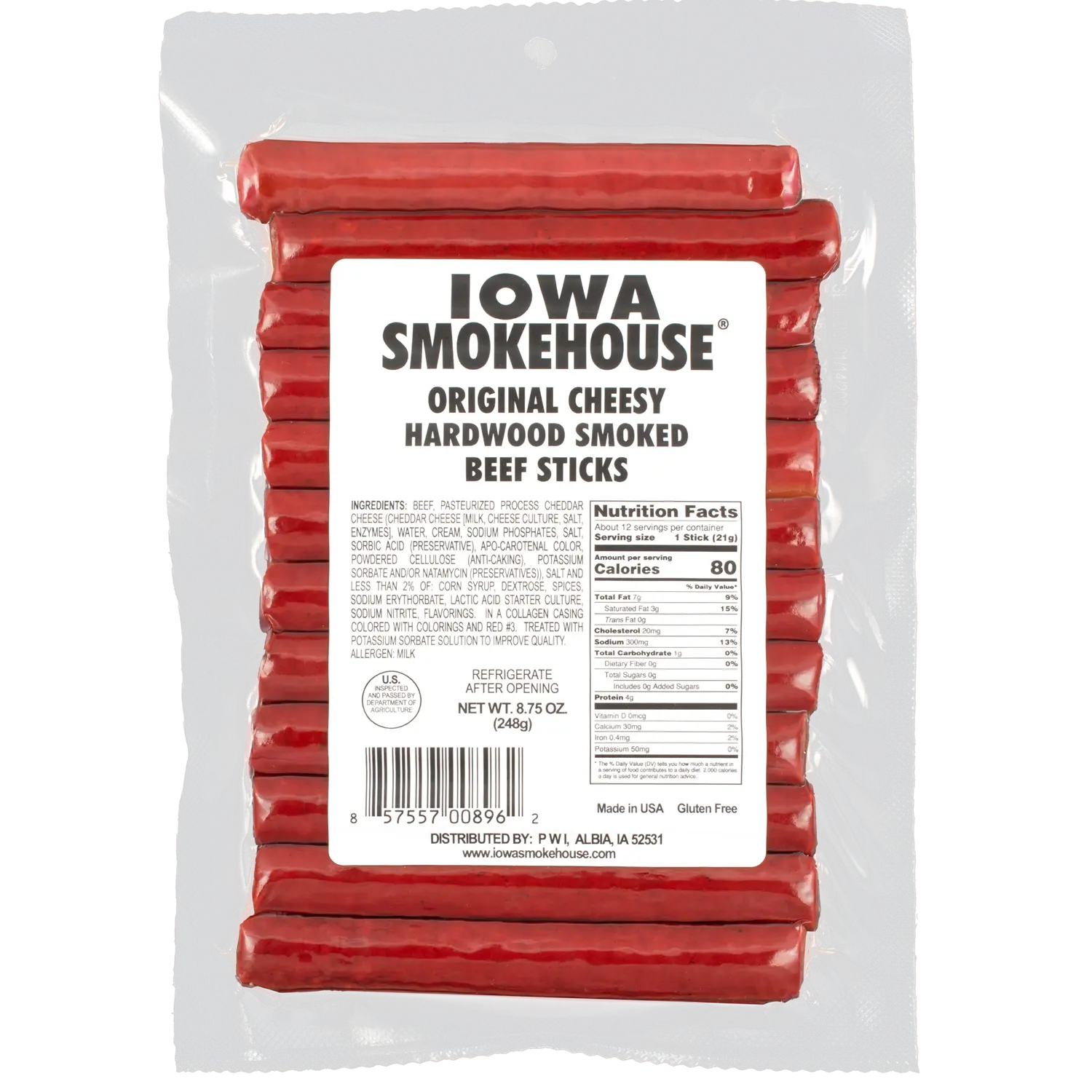8.75 oz Beef Sticks Original Cheesy