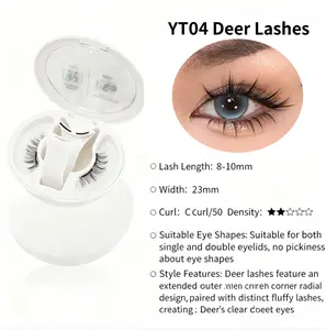 Magnetic False Eyelash Set -soft magnetic lash kit with clip & setting gel,3s Quick Apply Ultra Lightweight, Natural Curved for Daily Wear,reusable soft magnetic lashes,Cosmetic, Magnetic Eyelash Set