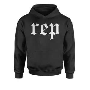 REP Reputation Eras Music Lover Gift Fan Favorite Youth-Sized Hoodie