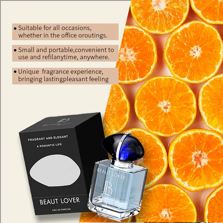 Fog Light Ladies' 100ml Long-Lasting Charm Perfume, Citrus Scent with Orange Top Note & Fruit Base, Suitable for Daily Commutes & Social Occasions