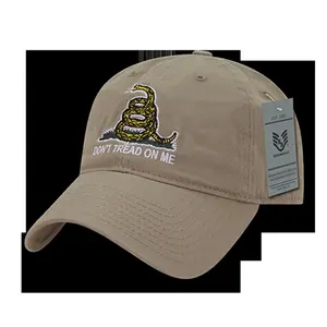 212 MAIN Casual Gadsden Flag Relaxed-Fit Graphic Cap, Khaki