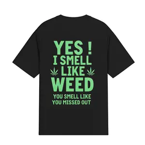 heavy-duty fashion sweatshirt Black Hoodie Yes I Smell Like Weed You Smell Like You Missed Out Marijuana Leaf Print Casual Streetwear for Men and Women Menswear Natural clearance deals today tiktok shop deals clearance deals clearance items print hoodie m